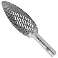 Борфреза твердосплавная H (FLH) DIN 8033 ВК8 Волжский Инструмент Борфреза твердосплавная H (FLH) DIN 8033 ВК8 Волжский Инструмент